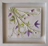 'Hand Painted Clematis Botanical Cast' by Botanical Art by Diane De Roo