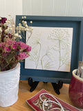 'Hand Painted Queen Anne's Lace Botanical Cast' by Botanical Art by Diane De Roo