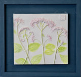 'Framed Hand-Painted Hydrangea Cast' by Botanical Art By Diane