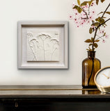 'Framed Botanical Casts - Cottage White'  by Botanical Art by Diane De Roo