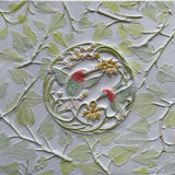 'Hand Painted Hummingbird and Ivy Botanical Cast' by Botanical Art by Diane De Roo