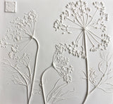 'Framed Botanical Cast - Slate Blue' by Botanical Art by Diane De Roo