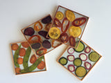 'Vegetable Slice Coasters' by Botanical Art by Diane