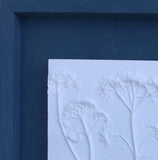 'Framed Botanical Trio - Slate Blue'  by Botanical Art by Diane De Roo