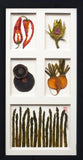<img src="VegetableArtDecor.jpg" alt="Five Windows Vegetable Art Shadow Box with Black Frame">