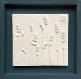 'Lavender Square Botanical Cast' by Botanical Art by Diane De Roo