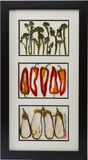 'Broccoli, Red Peppers, and Eggplant' by Botanical Art by Diane De Roo