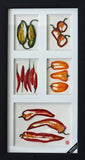 '5 Windows, Pepper Option' by Botanical Art by Diane De Roo