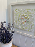 'Hand Painted Hummingbird and Ivy Botanical Cast' by Botanical Art by Diane De Roo