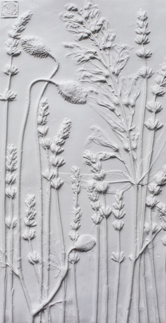 'Penstemon and Lavender Botanical Cast' by Botanical Art by Diane De Roo